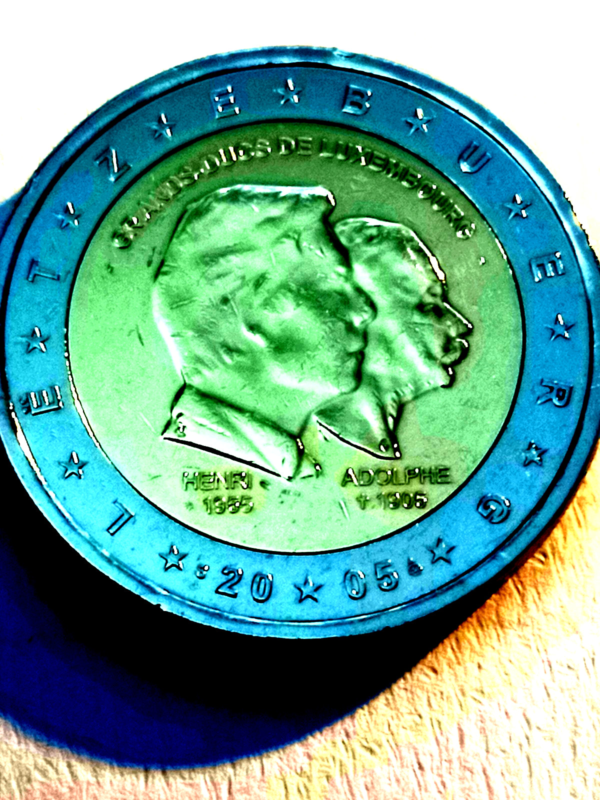 2 euros Grande-Ducs Henri et Adolphe  2005