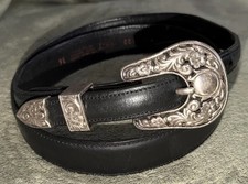 Vogt 1 Belt Top Grain Leather Handmade In Mexico Size 36 041-122