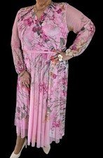 Beautiful maxi dress dress size 44-48 in delicate viscose 