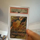 Pokémon SM Black Star Promo Eevee & Snorlax GX Holo SM169 TAG TEAM PSA 9