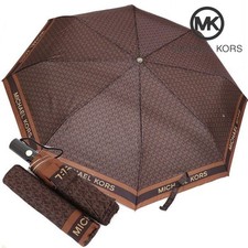 Michael Kors Logo Umbrella 35F3GTFN4B BROWN