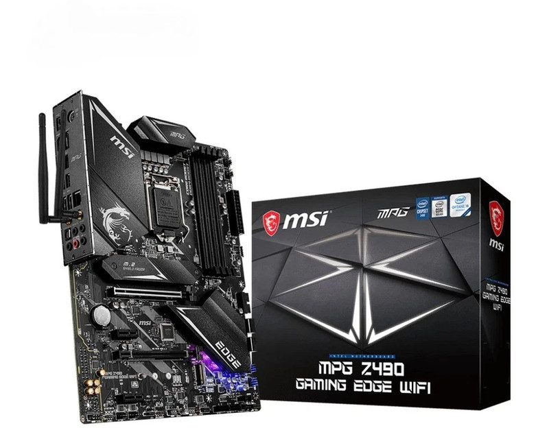 MSI MPG Z490 GAMING EDGE WIFI motherboard ATX LGA1200 Supports 10th 11thCPU M.2/