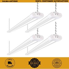 4 Pack 4ft Led Shop Light Linkable Utility Shop Lights 42w 5000k Daylight