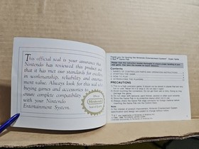 Super Spike V'Ball Nintendo NES Authentic Instruction Booklet Manual Only