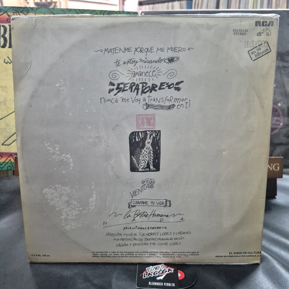 Caifanes – Caifanes - Latin, Rock Pop, Venezuela, 1990 Maná, Soda Stereo Foto 2 de 4