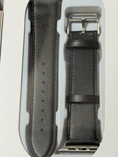 Apple 42/44 mm Leather Band for Apple Watch 42/44mm - NEW - BLACK