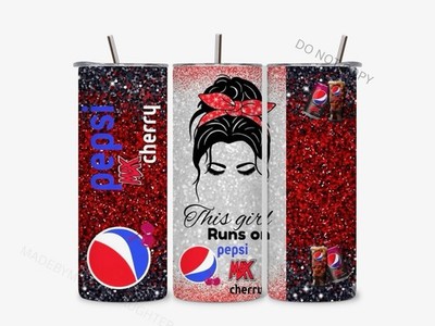 20oz Stainless Steel Tumbler -pepsi Max Cherry-PepsiLovers Gift Handcrafted Soda