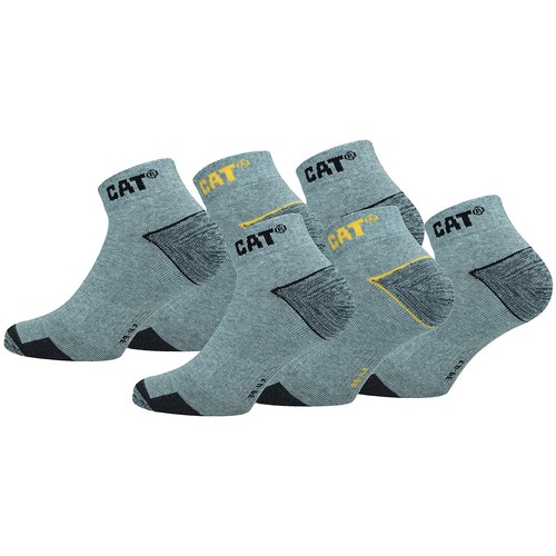 6 Paia Calze Sneaker Lavoro Punta Tallone Rinforzati Supporto Arco Plantare - Foto 6 di 24