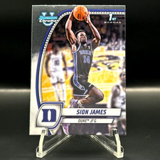 2024-25 Bowman Chrome U SION JAMES #63 1st Bowman - Duke Blue Devils