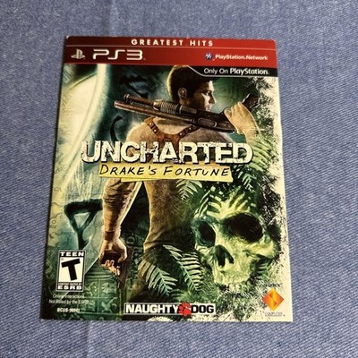 Uncharted: Drake's Fortune -- Greatest Hits Edition (Sony PlayStation 3, 2009)