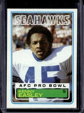 1983 Topps Kenny Easley Rookie Card Football Pro Bowl Seattle Seahawks RC #384. rookie card picture