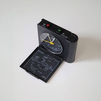 Braun AB 313 SL travel alarm clock by Dietrich Lubs & Dieter Rams