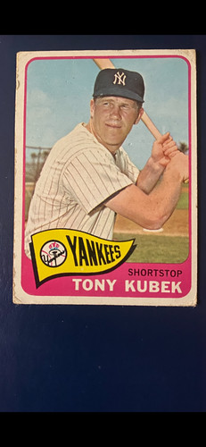 Tony Kubek #65 1965 Topps card