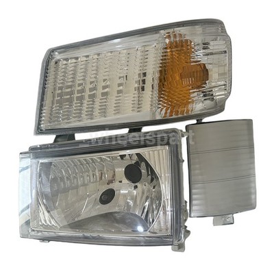 LH Headlight & Corner Reflector & Turn Signal Lamp For Mitsubishi Fuso FE 12-20