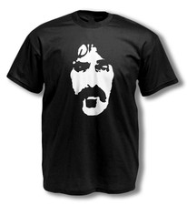 FRANK ZAPPA T SHIRT Frank Zappa black face Mens T-shirts