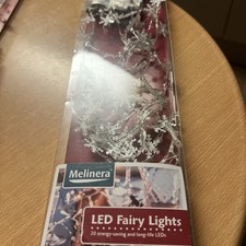 LED Lichterkette Schneeflocken Design batteriebetrieben