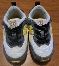 Zapatillas deportivas PUMA X PAW PATRL infantiles talla 4 amarillo/gris escombros zapatos deslizables