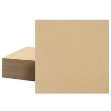 50 Pack 12x12 Inch Corrugated Cardboard Sheets for Packing Shipping DIY