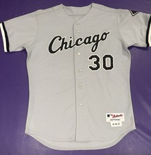 Game Worn Authentic 2006 Tim Raines #30 Chicago White Sox Jersey 46 Expos Yankee