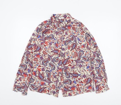Marks and Spencer Damen Hemd Mehrfarbig Paisley