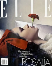 Elle Magazine Rosalia Romance of Fall Fashion Seoul Beauty Makeup 2025