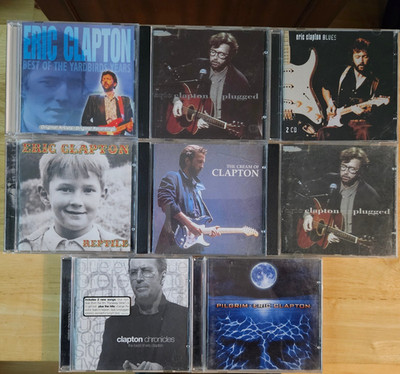 Eric Clapton Job Lot / Bundle of CD Albums x 8