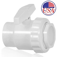 Replacement for SP0722S Trimline 2-Way Ball Valve, 1 1/2" SLIP ABS Pool Valve
