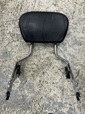 Harley Davidson OEM 09-23 Touring Quick Detach Chrome Sissy Bar Backrest w/ Pad