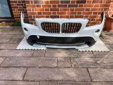 2009 - 2015 BMW X1 E84 GENUINE OEM COMPLETE FRONT BUMPER WHITE 51112990185