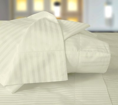 Threadmill Home Linen Standard Pillowcases - Standard/Queen, Ivory Damask