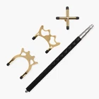 Telescopic Extension Rest for Snooker and Pool with Three Rest Heads