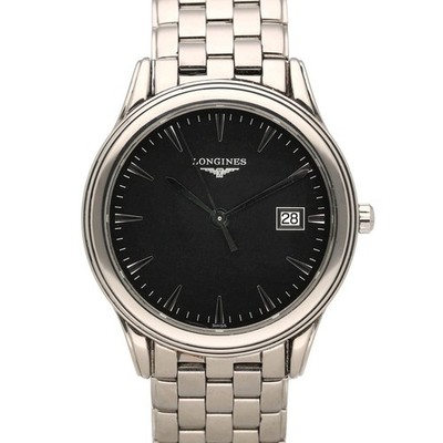 Longines Flagship L4.716.4 Herren 36mm Quarz Armband Uhr Box Papiere 2011