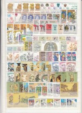 Watykan, 1980-1989 czysty kpl. z dodatkami bez bl.10, katalog 267 euro