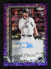 2025 Topps Chrome Update Purple Speckle Refractor /299 Tim Elko #AC-TEO Auto 9su