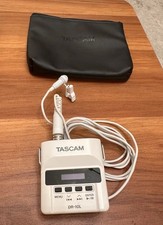 Tascam DR-10L Portable Digital Audio Recorder with Lavalier Microphone White