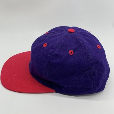 Otto Hat Cap Snap Back Mens Purple Red Twill Baseball Blank