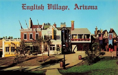 Postcard English Village, Lake Havasu City, Arizona AZ Vintage