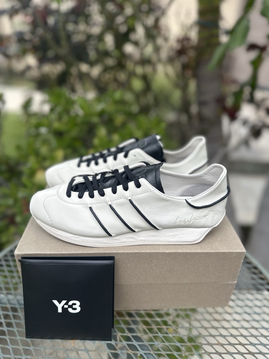 Adidas Y-3 Country Talc Black Men's Designer Sneakers Shoes JS0588