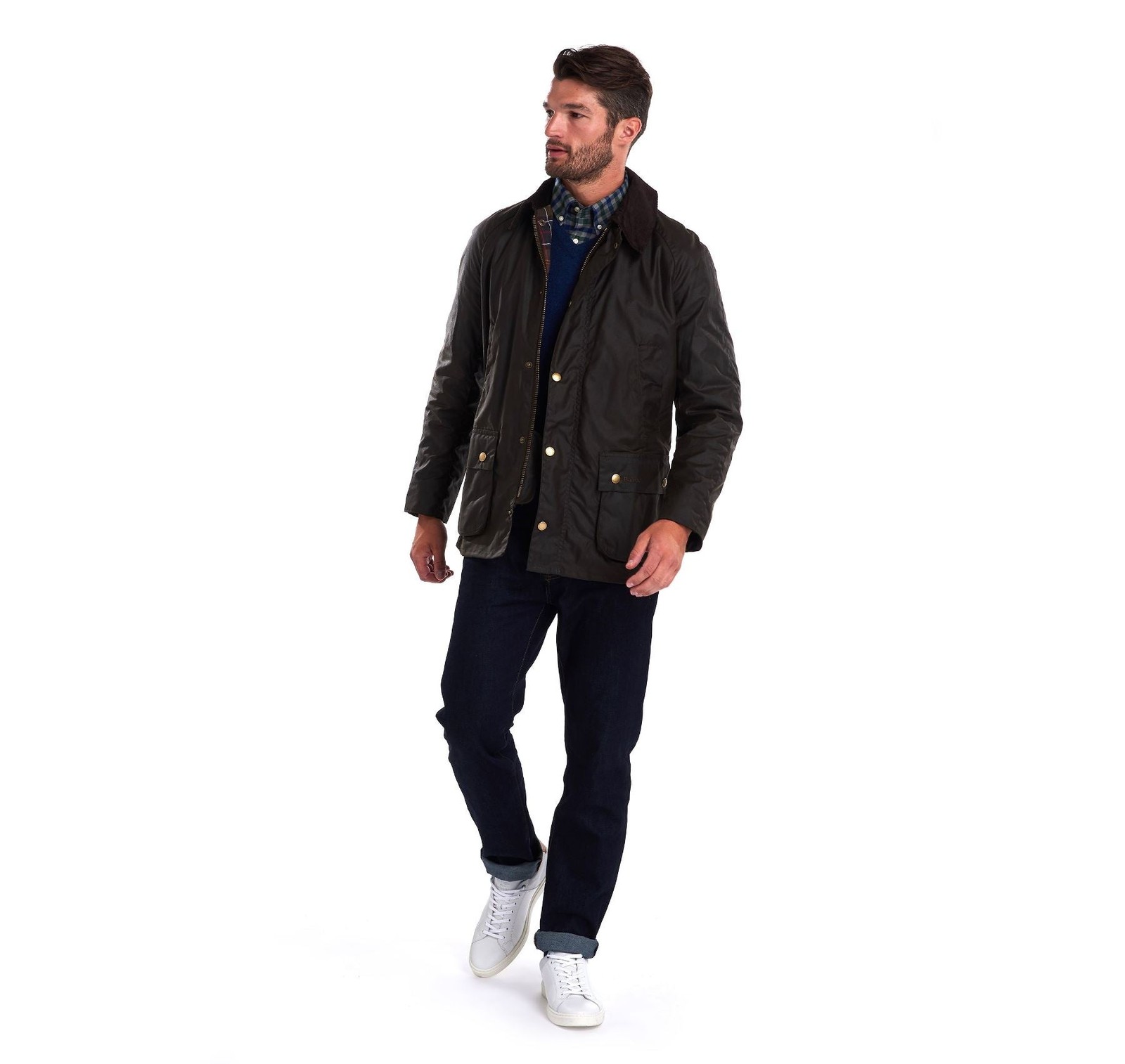 Barbour Men's Ashby Wax Jacket (Black, XXXL) image 8