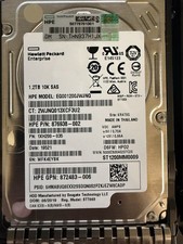HPE 1.2TB 10K SAS 2.5" SFF Hard Drive 876938-002 EG001200JWJNQ
