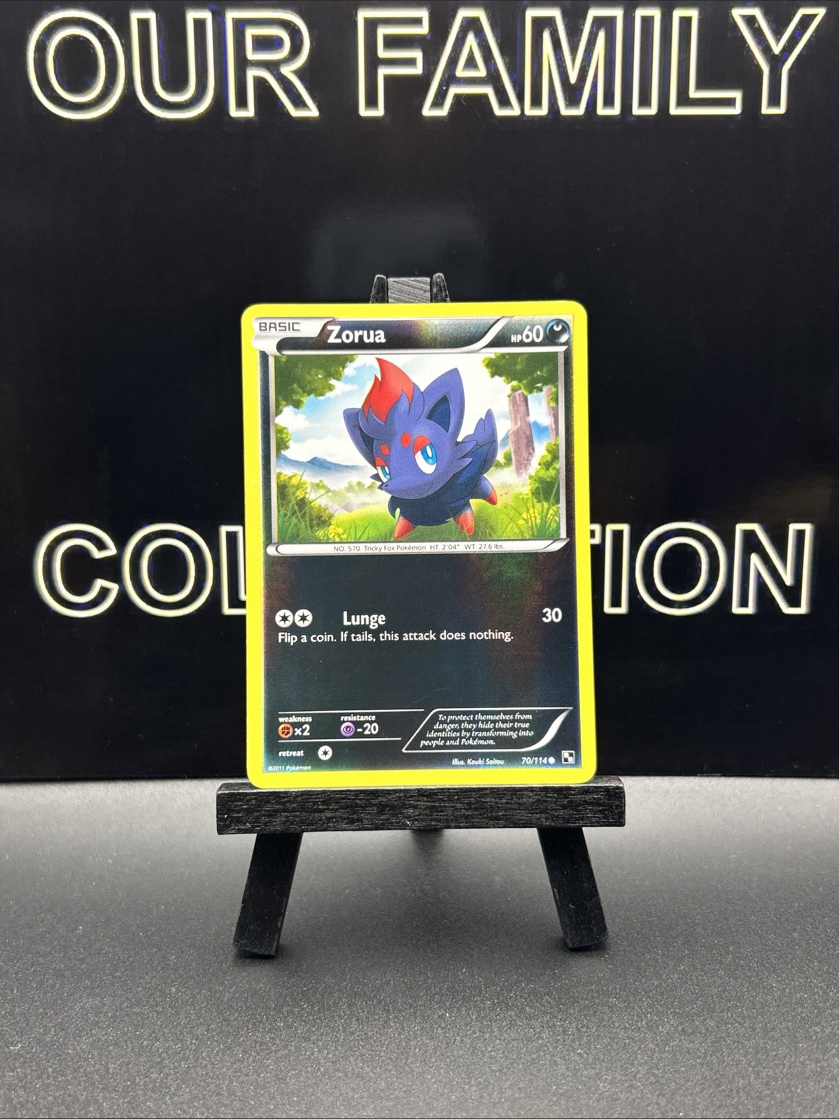 Zorua - Black & White - 70/114 - Pokemon TCG - Reverse Holo - NM