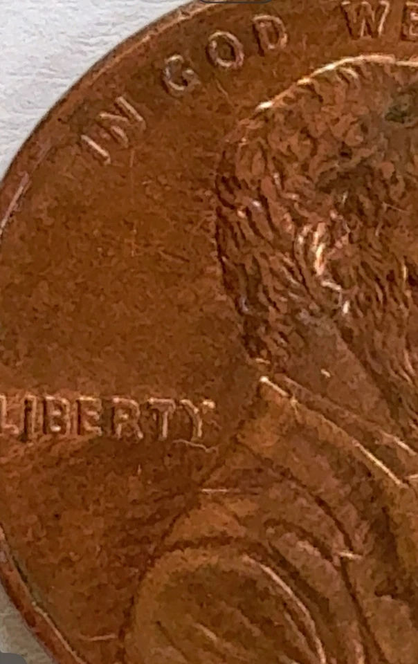 Lincoln Memorial Error Coin. Missing Number.  200”2”. Weak Strike. Weak Die. - Image 3 of 4