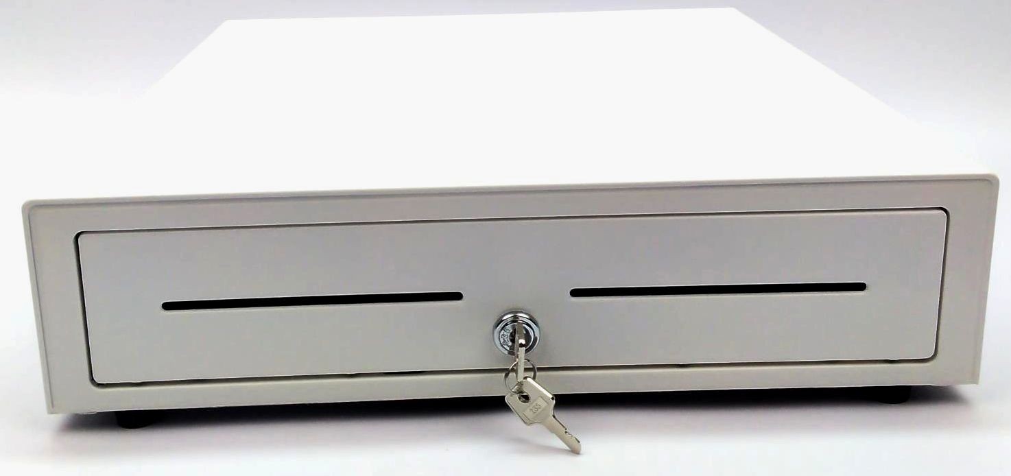 как выглядит APG Vasario Cash Drawer 16x16 VB579-TW1616 5 Bill 5 Coin Lockable POS Register фото