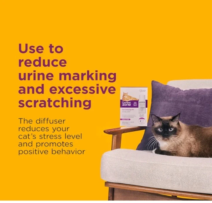 2 Pack Comfort Zone Cat Calming Kit 2 Diffusers 4 Refills NEW - Image 4 of 4