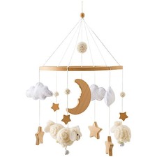 Playtastic Babyspielzeuge: Baby-Mobile mit Sternen, Wolken und Schafen