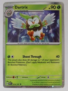 Dartrix 014/197 Obsidian Flames Cosmo Holo Promo