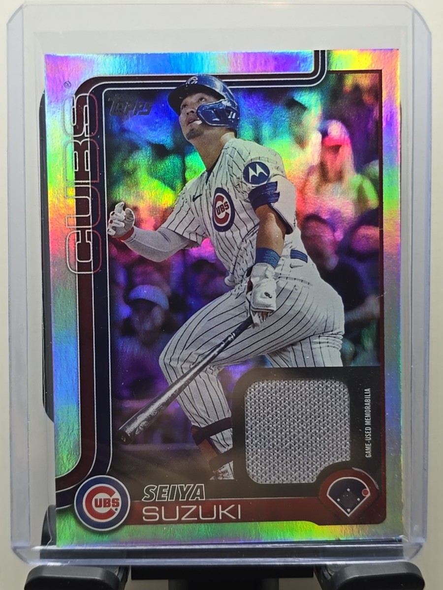 2025 Topps Series 2 Seiya Suzuki Silver Foil Patch Relic