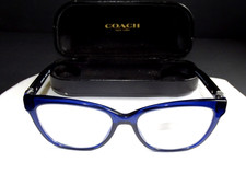 Coach HC-6120 Eyeglasses FRAMES 5110 Transparent Navy 54-16-140 used