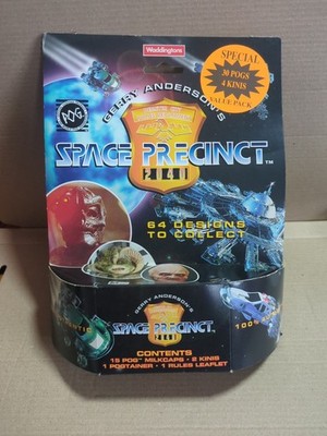 Waddingtons Space Precinct Pogs Gerry Anderson's 1995 4 Slammers 30 Pog, Case