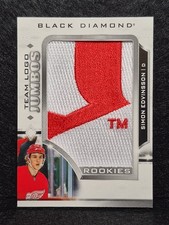 Simon Edvinsson - 2023-24 Black Diamond Rookie Team Logo Jumbo Patches #RTL-SE